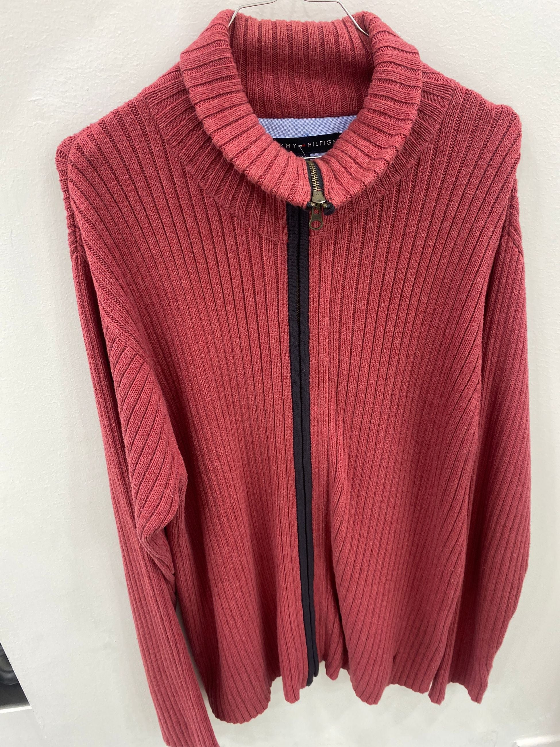 maglione con zip tommy Hilfiger
